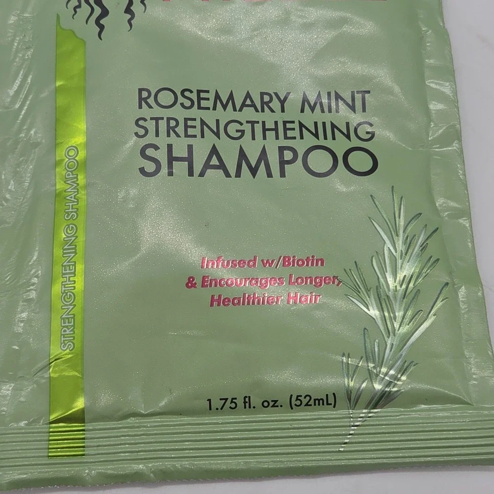 NEW Lot Of 10 Mielle Rosemary Mint Strengthening Shampoo Single 1.75 fl oz Packs